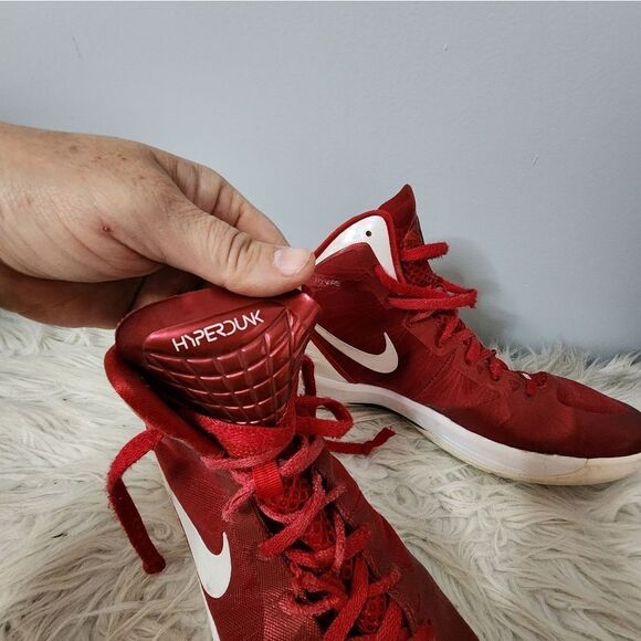 Nike Mens Hyperdunk 2011 TB 454143-600 Red Basketball Shoes Sneakers Size 11 - Picture 6 of 9